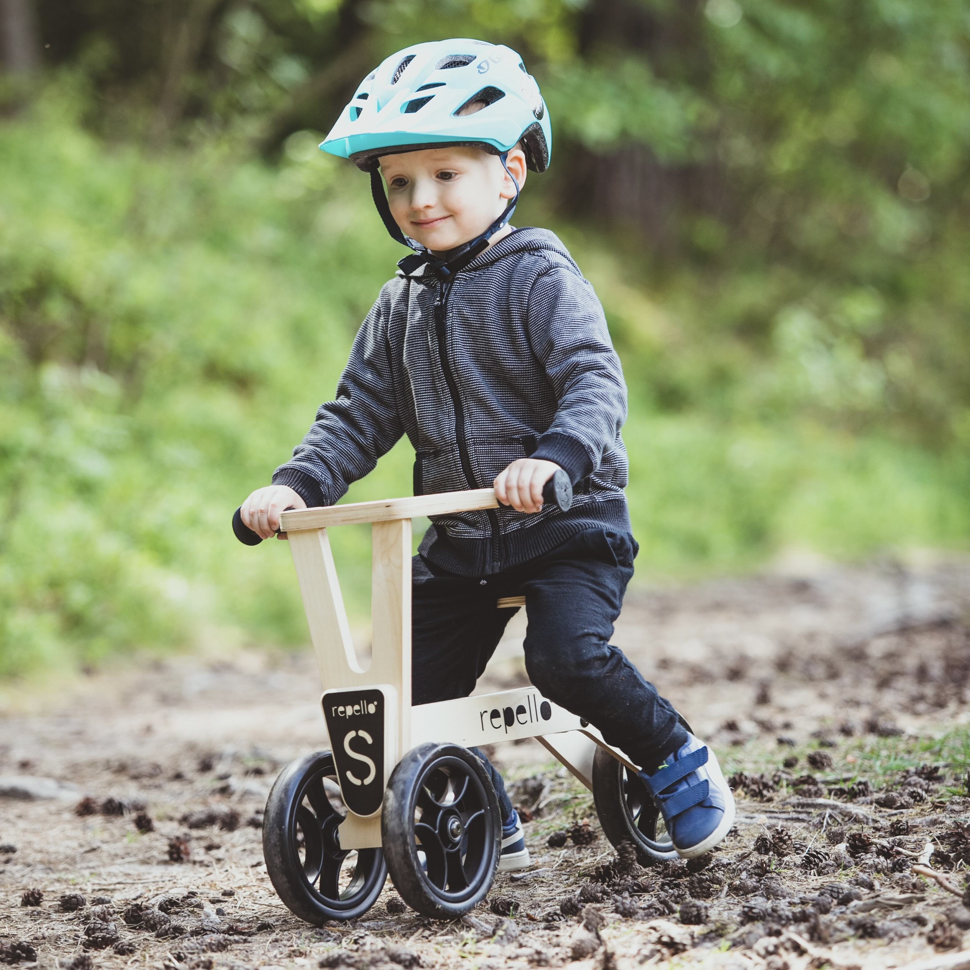 Model S-stabilní odrážedlo pro nejmenší